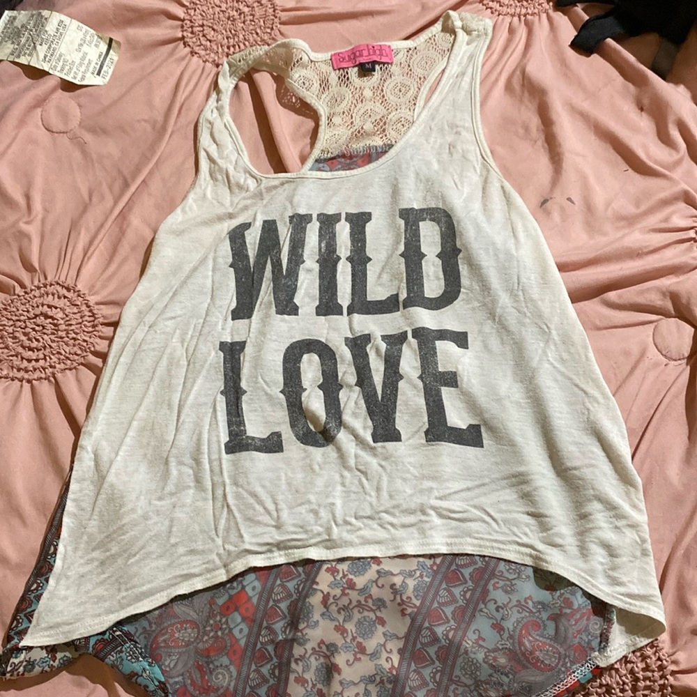Wild love tank top